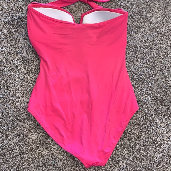 Tommy Bahama one piece swim, sz 10- hot pink - Picture 5 of 9